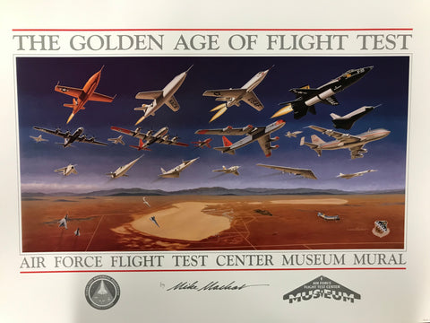 Golden Age of Flight Lithograph
