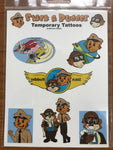 Stick & Rudder Temporary Tattoos