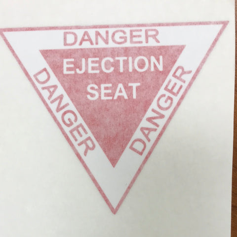 Ejection Seat Decal