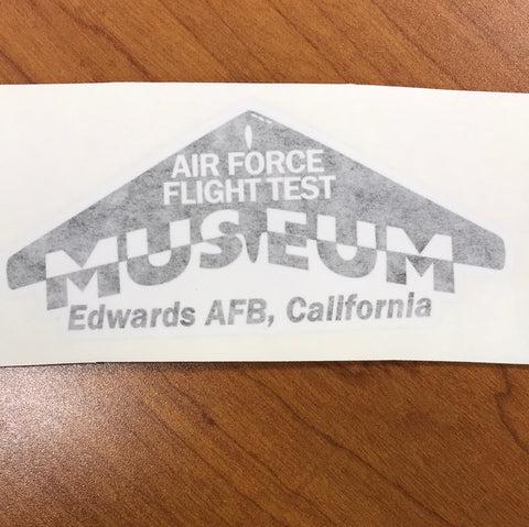 Vintage Flight Test Museum Logo Decal